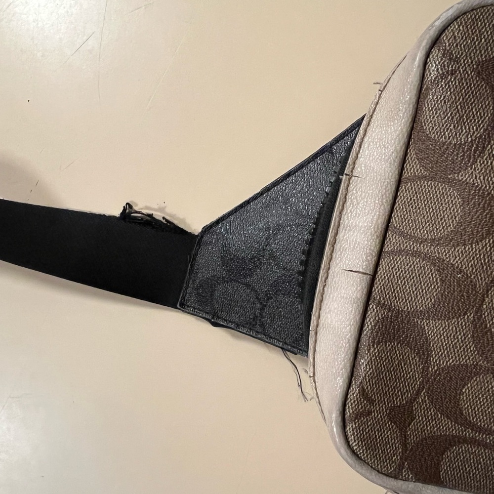 Coach Brown and Black Men's Crossbody Bag - Picture 7 of 14